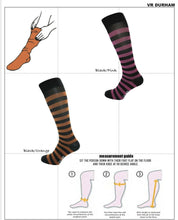 Load image into Gallery viewer, DURHAM - Custom Fitted Unisex Medical Grade Compression Socks
