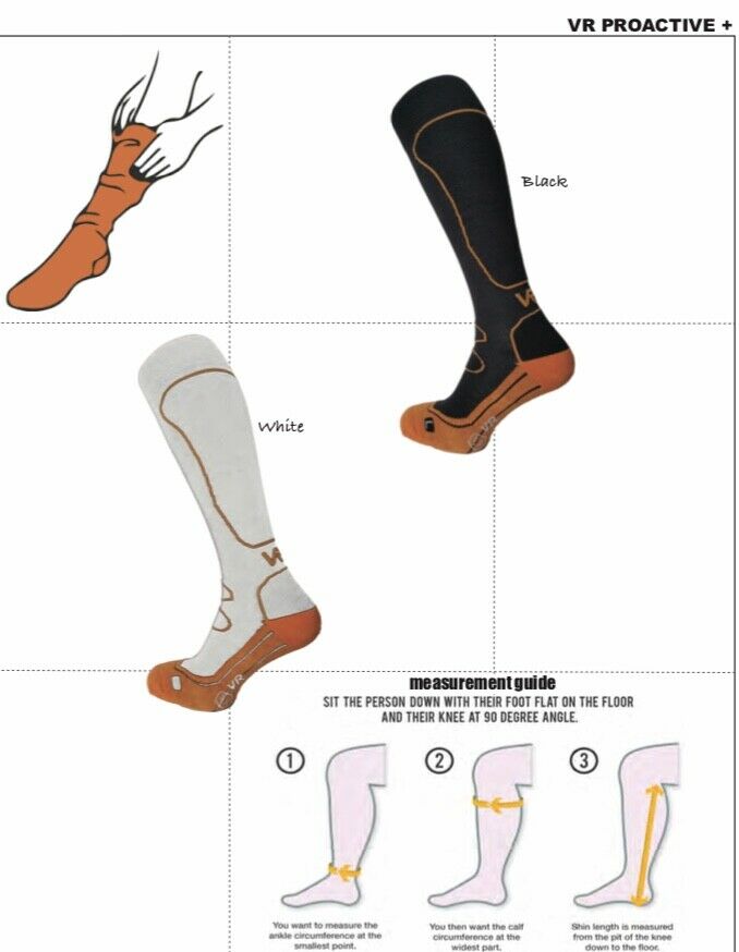 PROACTIVE + - Custom Fitted Unisex Medical Grade Compression Socks