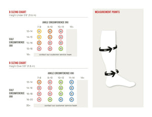 DURHAM - Custom Fitted Unisex Medical Grade Compression Socks